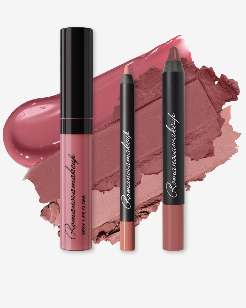 Карандаш для губ, помада, блеск BERRY LIPS