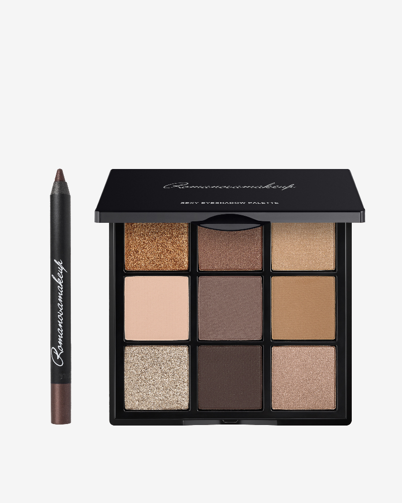 Палетка теней для век, карандаш для глаз SPICES&CACAO+ FRIDAY NIGHT MINI