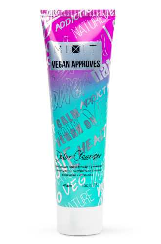Освежающий крем-гель для умывания Vegan Approves Detox Cleanser от Mixit Освежающий крем-гель для умывания Vegan Approves Detox Cleanser от Mixit