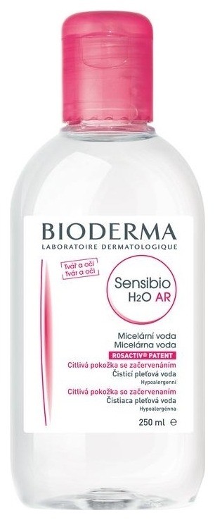 Мицеллярная вода очищающая для чувствительной кожи с покраснениями Sensibio H2O AR, Bioderma 