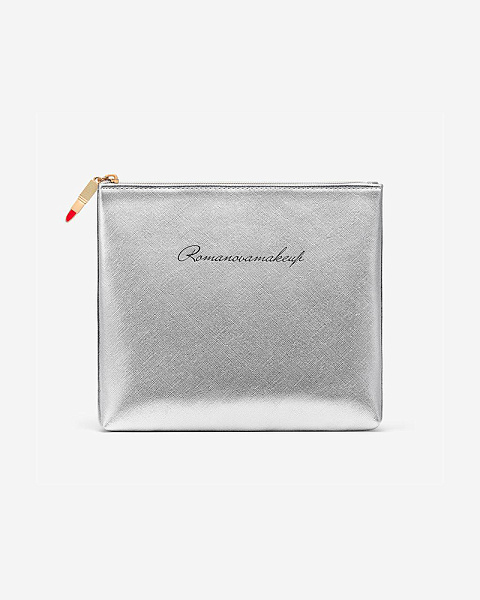 СЕРЕБРЯНАЯ МАЛЕНЬКАЯ КОСМЕТИЧКА ЛИМИТИРОВАННАЯ СЕРИЯ
