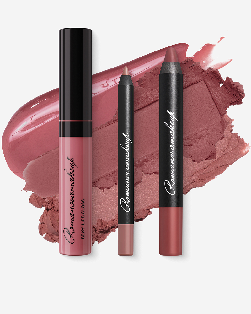 Карандаш для губ, помада, блеск BERRY LIPS