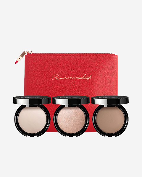 Пудра, скульптор, хайлайтер, косметичка SEXY FACE LIGHT