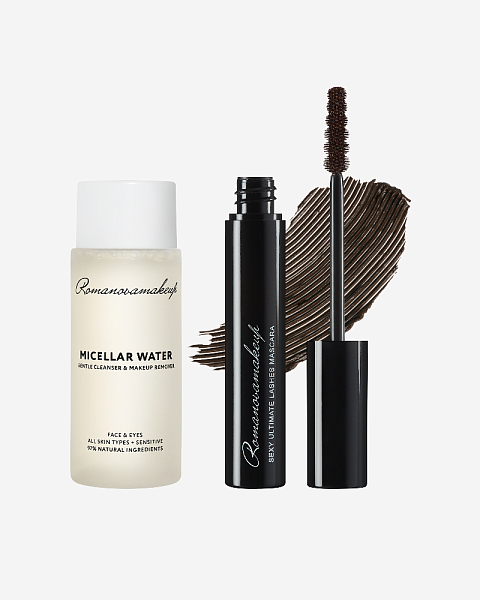 Тушь Brown+мицеллярная вода mini Тушь для ресниц, мицеллярная вода