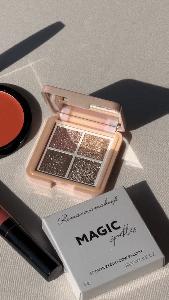сияющий макияж с палеткой MAGIC SPARKLES
