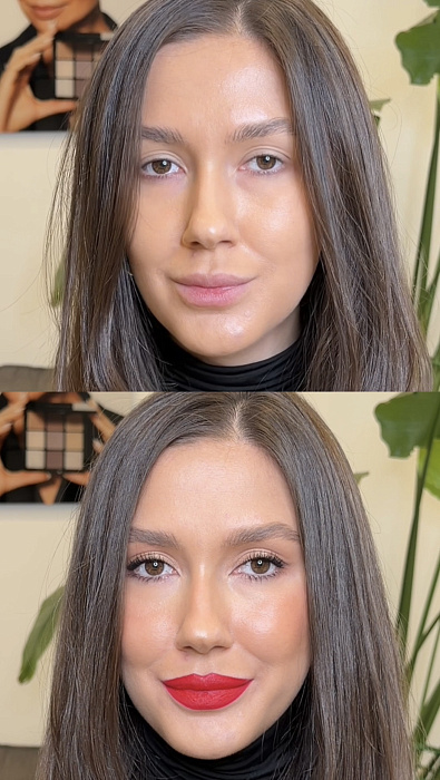 Идеальные красные губы с помадой My perfect red